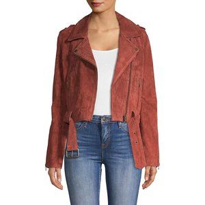 Vigoss Classic Genuine Suede (real suede, not faux!) Moto Jacket